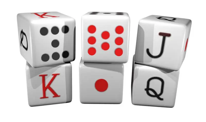 dados del poker mentiroso