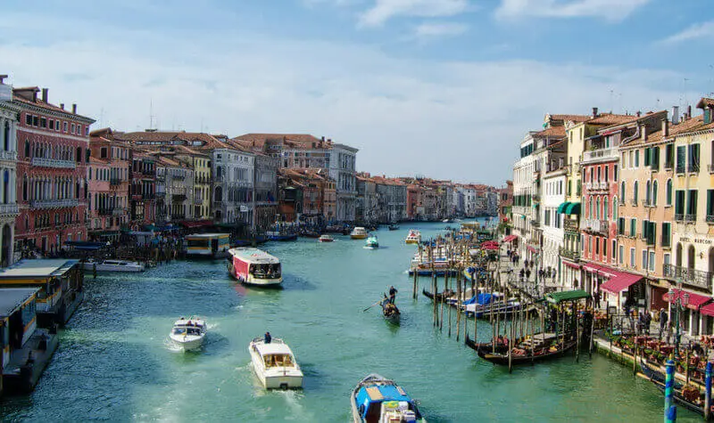 Calles de Venecia cerca del casino