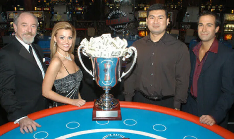 Max Rubin en un torneo de casino