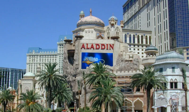 Fachada del Casino Aladdin