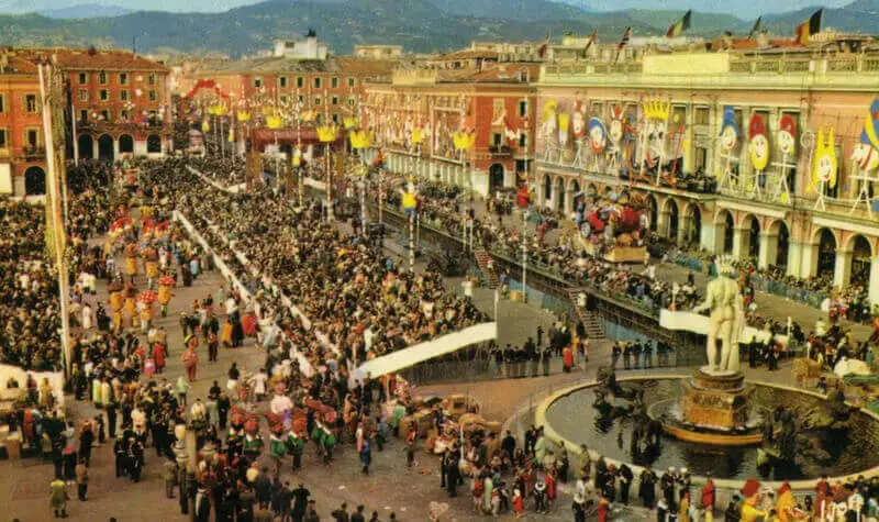 Niza y su casino durante el carnaval